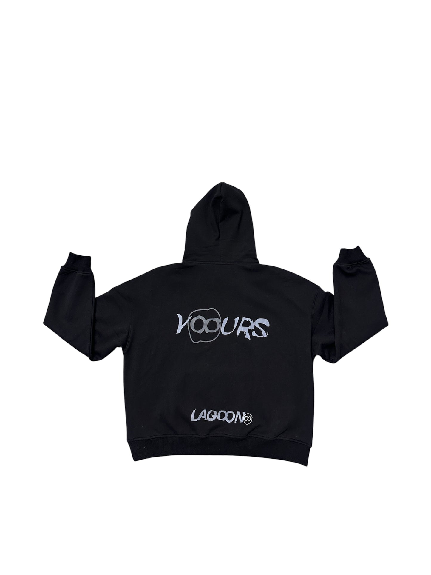 BLACK YOOURS HOODIE