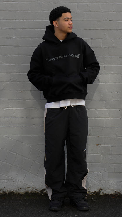 BLACK YOOURS HOODIE
