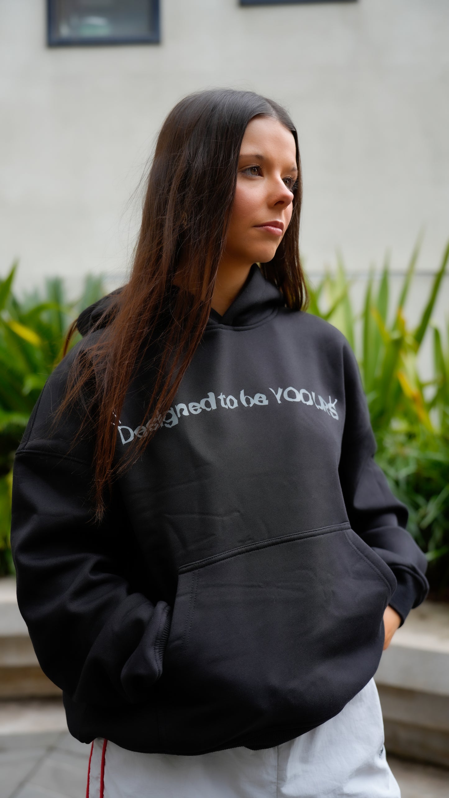 BLACK YOOURS HOODIE