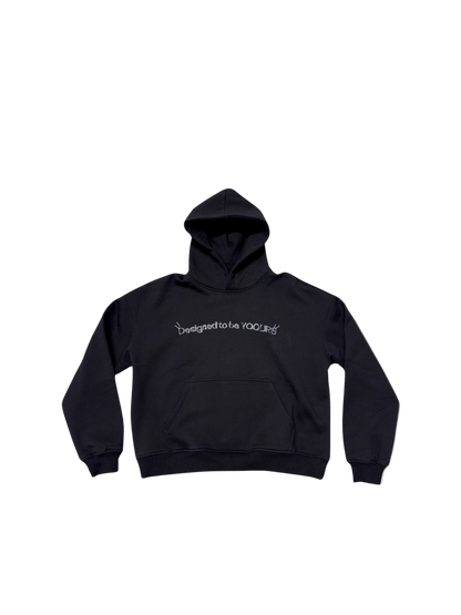 BLACK YOOURS HOODIE